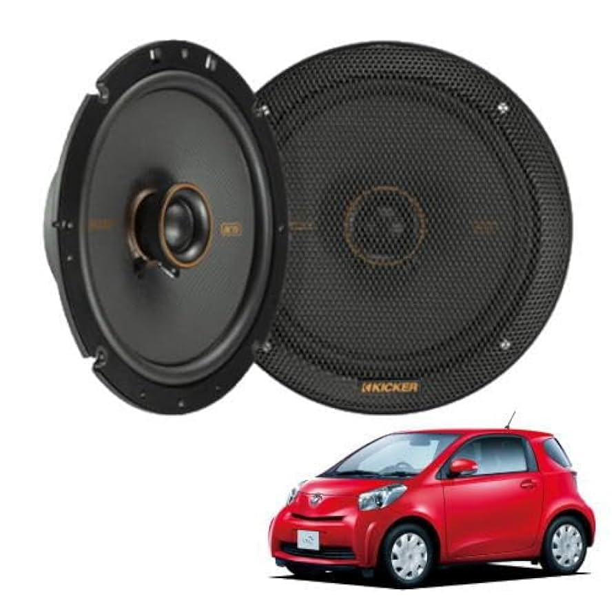 スピーカー・ウーファー T Kik 日本正規品 KICKER キッカー 48TCWRT672 CompRT 最大入力300W 2Ω